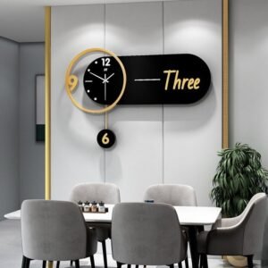 modern acrylic wall clock